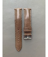 Brown Genuine Lizard Leather Watch Strap Band Custom Size 16 17 18 19 20... - $45.00