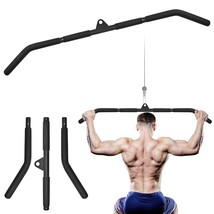 Lat Put Down Bar Cable Machine Attachment, Gym 39.37In Bar For Lat Putdo... - £28.73 GBP