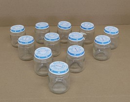 12 Vintage Gerber Baby Food Jars 4.5 Oz. With Lids ( Early 1990’s ) - £15.66 GBP