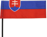 Slovakia - 4&quot;X6&quot; Stick Flag - $3.42