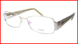 FENDI Eyeglasses Frame F908R (317) Metal Acetate Green Italy Made 54-16-130, 33 - $177.57