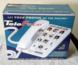 Teleface 10 Photo Memory “Let Your Photos Do The Dialing” Phone Landline - £14.87 GBP