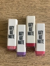 CoverGirl Katy Kat Matte Lipstick 4 assorted shades KP02 KP08 KP06 KP03 Lot of 4 - £22.31 GBP