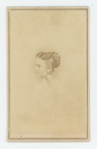 Antique CDV Circa 1860s Stunning Portrait of Beautiful Woman Hawes Bosto... - $12.19