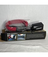 Steering Wheel Lock Anti Theft Car Device Into Seat Belt Red Fits Most A... - $1,120.85 MXN