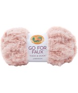 Lion Brand Yarn Go For Faux Thick &amp; Quick-Pink Poodle - £18.18 GBP