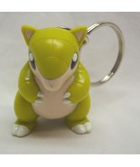Vintage 1999 Nintendo POKEMON SANDSHREW KEYCHAIN 2&quot; Figure Original Burg... - $282.14 MXN