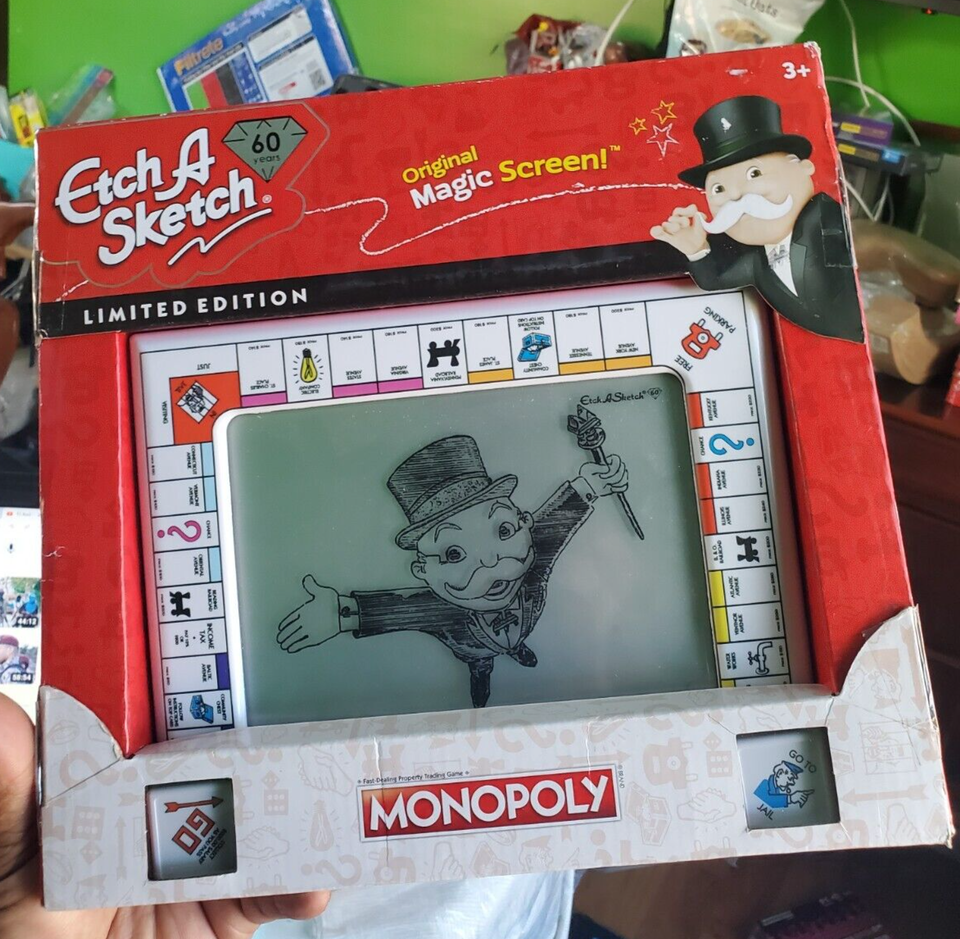 Primary image for NEW ETCH A SKETCH 60th Anniversary Monopoly Edition LIMITED EDITION