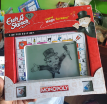 NEW ETCH A SKETCH 60th Anniversary Monopoly Edition LIMITED EDITION - $22.43