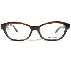 Valentino V2681 242 Eyeglasses Frames Brown Havana Tortoise Cat Eye 53-1... - $128.69