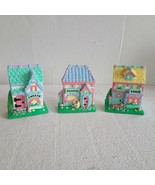 Vintage Eastern Bookshelf Hand Painted Ceramic Bunny Theme Sweet Basket ... - $27.10 CAD