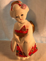 Geisha Girl 6 Inch Bisque Figure Mint - £7.98 GBP