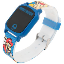 Super Mario Bros. and Bowser LCD Kid&#39;s Watch with Silicone Band Multi-Color - £15.97 GBP