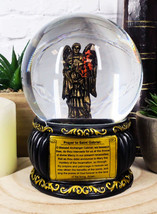 Christian Holy Archangel Saint Gabriel Messenger Of God Water Globe Figu... - £23.97 GBP