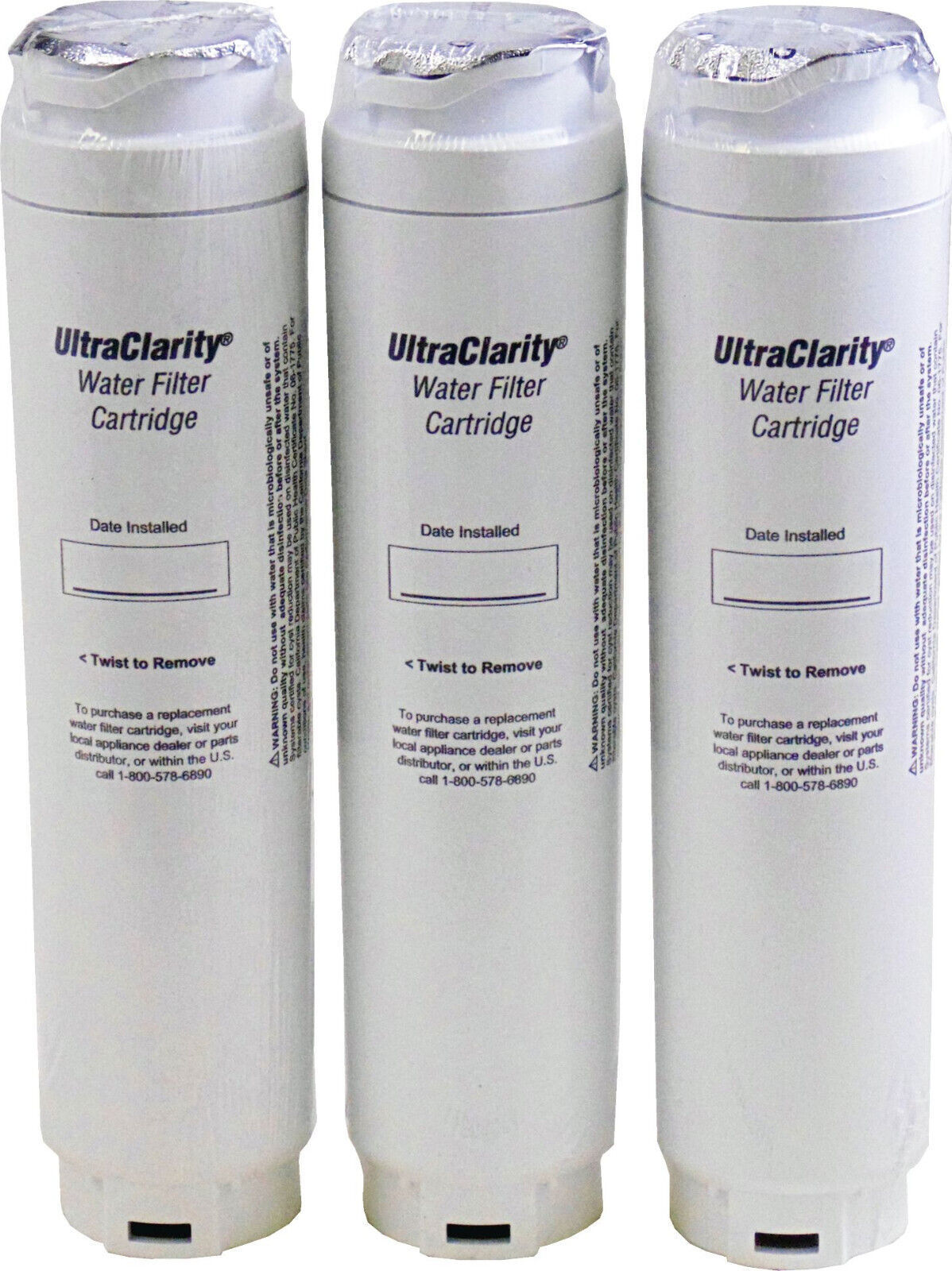 Thermador 11048053 Water Filters 3 Pack Genuine OEM Part - $146.82