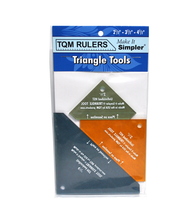 Triangle Tool 2-1/2 Inch, 3-1/2 Inch and 4-1/2 Inch Rulers - £19.94 GBP