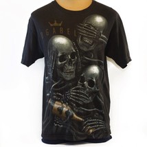 Ogabel Og Abel Mens Black T-Shirt See Hear Speak &quot;See No&quot;  2 Side Graphi... - $435.26 MXN