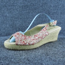 Naturalizer Basic Women Slingback Sandal Shoes Pink Fabric Size 9.5 Medium - £19.38 GBP
