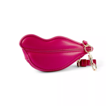  IN HAND DVF Diane Von Furstenberg X Target Lips Coin Pouch Purse Pink Red NEW - £25.28 GBP