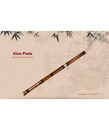 G key Chinese Xiao Bamboo Flute Woodwind Vertical Traditional Musical In... - £35.34 GBP