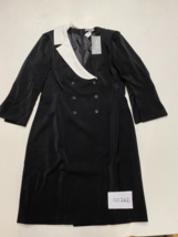 Ashley Brooke @ Kaleidoscope Black Jacket With Contrast Collar Uk 16 (ccc262) - £23.46 GBP