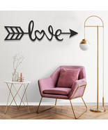 Love Arrow Metal Design Design,Nature Wall Art,home Decor,Home Wall 10&quot; ... - £15.14 GBP