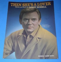 Bobby Russell Sheet Music Then She&#39;s A Lover Vintage 1969 Russell Cason Music * - £12.17 GBP