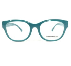 Emporio Armani Eyeglasses Frames EA 3131 5663 Blue Cat Eye Full Rim 52-1... - $65.24