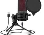 Usb Microphone, Xm550 Podcast Microphone With Pop Filter &amp; Mute Button, ... - $45.99