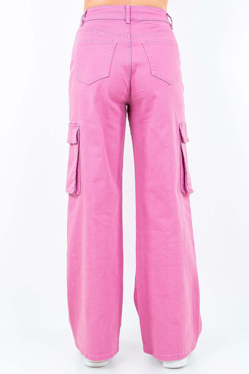 American Bazi Full Size Drawstring Wide Leg Cargo Pants Plus Size Item image 2