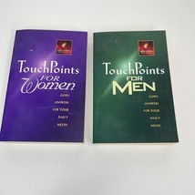 TouchPoints for Women and Men God&#39;s Answers for Your Daily Needs VG Book Lot  - £8.63 GBP