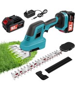 Cordless Hedge Trimmer, 2 In 1 Electric Hedge Trimmer &amp; Cordless Grass, ... - $852.76 MXN