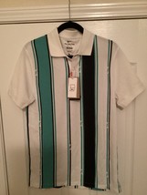 Nike Golf Vertical Stripe Polo Shirt Size: Medium Color: White/Green/Obs... - €36,35 EUR