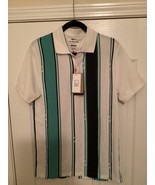 Nike Golf Vertical Stripe Polo Shirt Size: Medium Color: White/Green/Obs... - €36,35 EUR