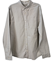 Everlane Shirt Men&#39;s XL Gray Organic Cotton Oxford Button Front Shirt NWOT - £26.97 GBP