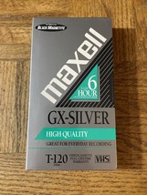 Maxell T-120 GX Silver Brand New VHS - $11.76