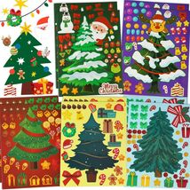 40 Sheets Christmas Tree Stickers DIY Crafts Party Present Supply - $211.24 MXN