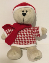 Starbucks Bearista Bear Holiday 2018 Edition Boy  Bear Sweater Red Scarf... - $8.86