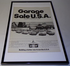 1972 Chevrolet Garage Sale Framed 11x17 ORIGINAL Vintage Advertisin​g Poster  - $69.29