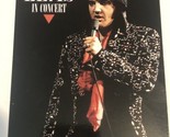 Elvis Presley Postcard Elvis In Concert Black Jumpsuit - £2.72 GBP