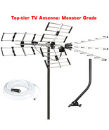 Outdoor Yagi Top Grade Antenna Long Range 24 Elements 4K ATSC 3 UHF VHF ... - £92.63 GBP