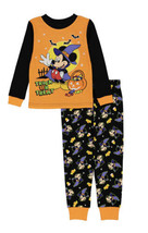 NWT Toddler Mickey Mouse Halloween &quot;Treats&quot; 2 Piece Pajama Sleep Set Sz 2T - £13.30 GBP