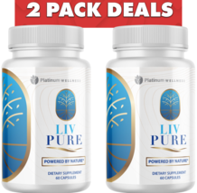 2- PACK-Liv Pure-Powered by Nature- Liver Support Supplement (60 Capsules) - £35.01 GBP