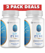 2- PACK-Liv Pure-Powered by Nature- Liver Support Supplement (60 Capsules) - £35.13 GBP