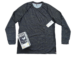 Saxx x Andy Everson SXLC73 Quest Quick Dry Mesh Baselayer Crew Shirt ( L ) - £55.20 GBP