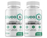2-Pack Gluco6 Blood Pills Gluco 6 Supplement For Blood Sugar Support 120... - $56.99