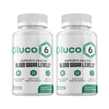 2 pack gluco6 blood pills gluco 6 supplement for blood sugar support 120 caps thumb200