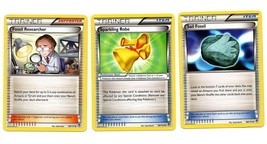 Pokemon 3 Card Trainer Lot 2014 92/111 98/111 99/111 - $6.00