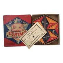 Vintage Contack Fascinating Matching Game Parker Brothers 1939 Triangle Pieces - $11.30