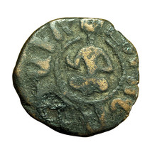 Cilician Armenia Medieval Coin Levon III 19mm King / Cross 04378 - £16.26 GBP
